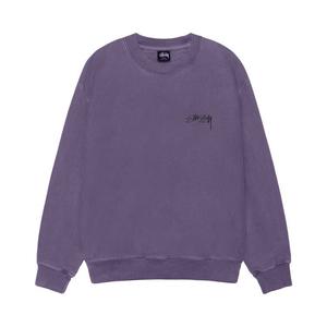 Свитер Stussy Modern Age Crew Pigment Dyed, Grape