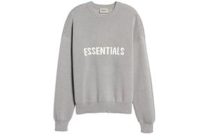 SS21 Трикотаж унисекс бетонно-серый Fear Of God Essentials, серый