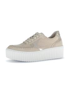 Gabor Бежевые туфли на платформе со шнуровкой