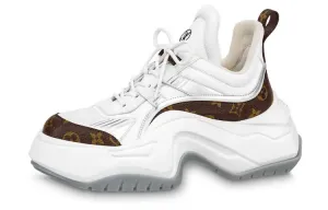 Женские кроссовки Louis Vuitton Archlight 2.0, белый/коричневый
