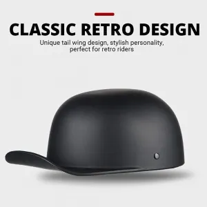 Винтажный мотоциклетный шлем открытого типа для взрослых, ретро-полушлем для скутеров и мопедов, в стиле бейсболки, мужской и женский уличный стиль, шлем, сертифицированный по стандартам ECE/DOT MTTKTTBD, C