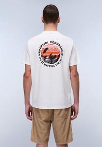 Футболка с принтом VIGNONI BACK Napapijri, кремовый