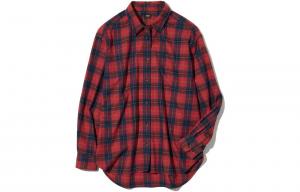 Рубашка Uniqlo Flannel Checked, красный