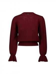 Свитер с воланами на рукавах в цвете Mystic Berry Zero