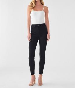 Джинсы-скинни Chrissy Ultra High Rise Ankle Skinny в стиле хоппера DL1961 - Women's, цвет hopper