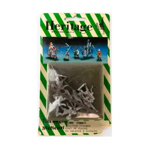 Средневековье - шотландский пикинёр, пластинчатый герб в салатах и ​​баклере, Historical Miniatures (Heritage Models)