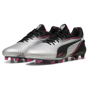 Футбольные бутсы Puma King Ultimate FG/AG, серебряный