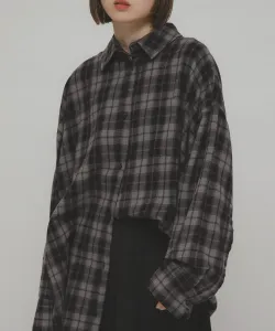 Рубашка в крупную клетку Kbf, цвет Charcoal