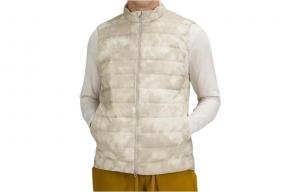 Мужской жилет с воротником-стойкой, средней жесткости, другие Lululemon, белый opals raw linen/mwor