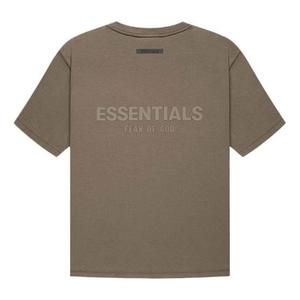 Футболка fw21 logo tee 'harvest' Fear Of God Essentials, коричневый