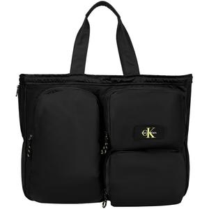 Calvin Klein Большая тканевая мужская сумка Космос черный