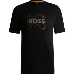 Футболка Boss Logospace с принтом логотипа HUGO BOSS, черный
