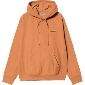 Хлопковый худи Carhartt WIP, оранжевый