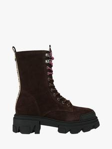 Трекер замшевые ботинки на шнуровке KG Kurt Geiger, Brown