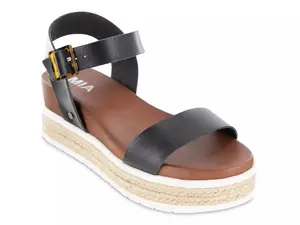 Сандалии на платформе Espadrille Mia Kiera, черные