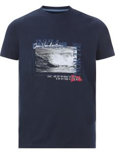 Футболка Jan Vanderstorm Pitter, Navy/Sapphire