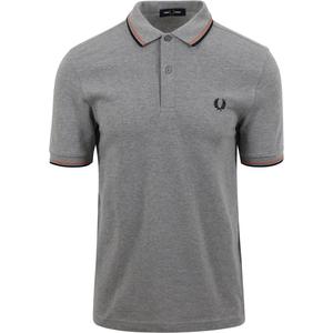 Серая поло для мужчин FRED PERRY, серый