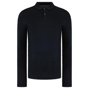 Трикотажная рубашка-поло morar Ted Baker, синий