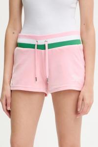Шорты VELOUR STRIPE BOOTY SHORT Juicy Couture, розовый