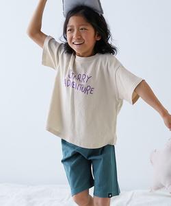 Мягкая и удобная пижама с логотипом, пижама с коротким рукавом, домашняя одежда, весна/лето 2015 Devirock, цвет 001-Ivory-Hunter Green