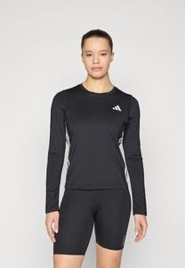 Топ Adidas Performance TRAIN ESSENTIALS LONG SLEEVE 3STRIPES WORKOUT, Black/White/Black
