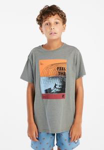 Футболка с принтом Protest, серый