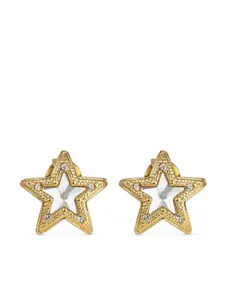 Серьги-гвоздики JC Star с кристаллами JIMMY CHOO, золотой