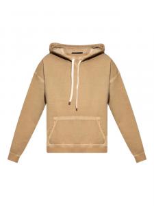 Толстовка с капюшоном DSQUARED2 с эффектом выбеливания, нейтральный