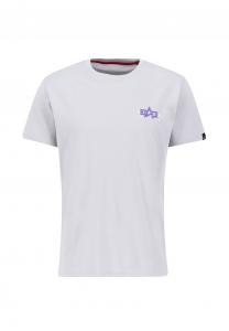 Футболка с принтом PUFF LOGO Alpha Industries, серый