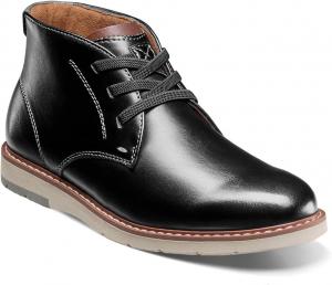 Ботинки Florsheim для мальчиков, Vibe Plain Toe Chukka - для маленьких и больших детей, черный