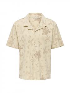 Рубашка Only&Sons, бежевый