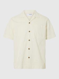 Рубашка на пуговицах Comfort fit SELECTED, белый