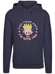 Толстовка F4NT4STIC Time Fries when I am with you Valentinstag, Dark blue