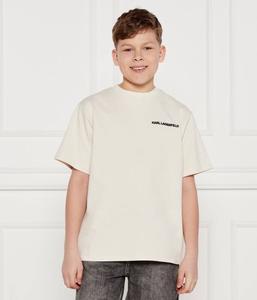 Футболки Regular fit Karl Lagerfeld Kids, экрю