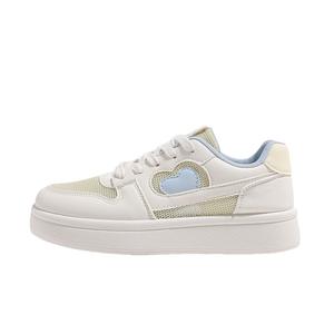 BINGO DUCK Кроссовки для скейтбординга Coverage Low Top женские бело-коричневые, цвет White Brown