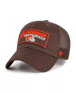 Регулируемая кепка Trucker MVP для больших мальчиков и девочек Brown Cleveland Browns Levee '47 Brand