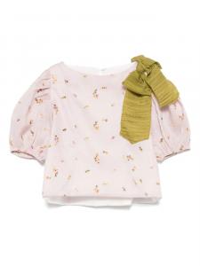 Топ с цветочной вышивкой La Stupenderia, розовый