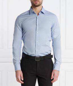 Рубашка мужская Hugo Koey облегающего кроя, синий