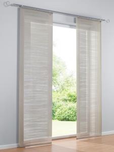 Heine Раздвижная штора бежевого цвета