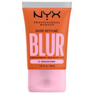 Тональный крем для лица bare with me blur skin tint Nyx Professional Makeup, medium warm, объем 30 мл