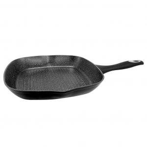 Сковорода-гриль, 28х28 см, антипригарное покрытие, Black Line, MAGIC HOME