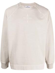 Stone Island толстовка с вышитым логотипом, нейтральный