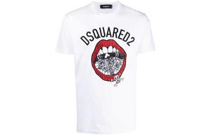 Графическая футболка с вышивкой DSQUARED 2, белый