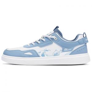 Кроссовки WARRIOR Skateboarding Shoes Men Low-top Blue, белый/синий