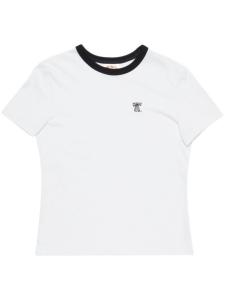 Футболка с бантиком Acne Studios, белый