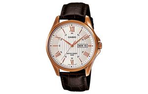CASIO Часы Men Standard Series White Watch MTP-1384L-7AV, White Dial