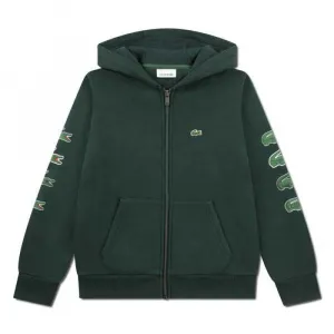 Толстовка Lacoste Kids 847096 full zip, зеленый