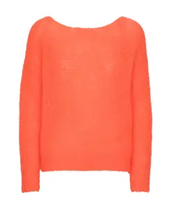 Пуловер из мохера в стиле батик Americandreams, красный