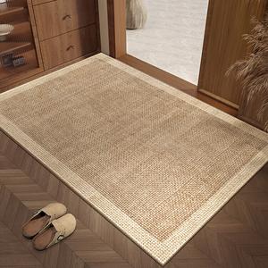 Dajiang Ковер 100х120 см для прихожей, грязеотталкивающий, с каймой, Belgian Velvet