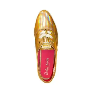 Кроссовки Womens Barbie x Keds Point Platform Sneaker, золотой